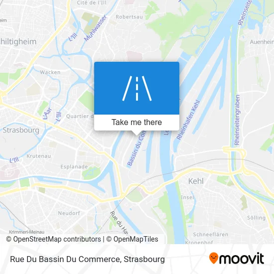 Rue Du Bassin Du Commerce map