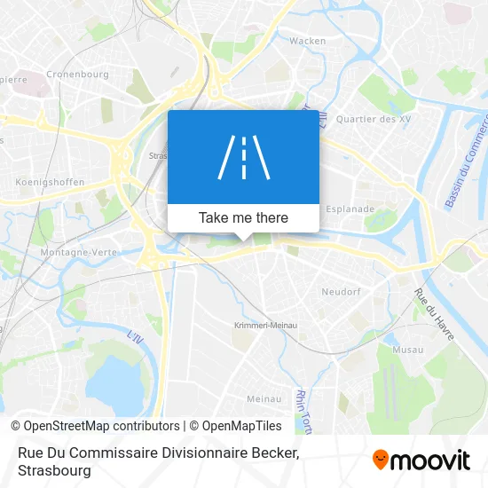 Rue Du Commissaire Divisionnaire Becker map