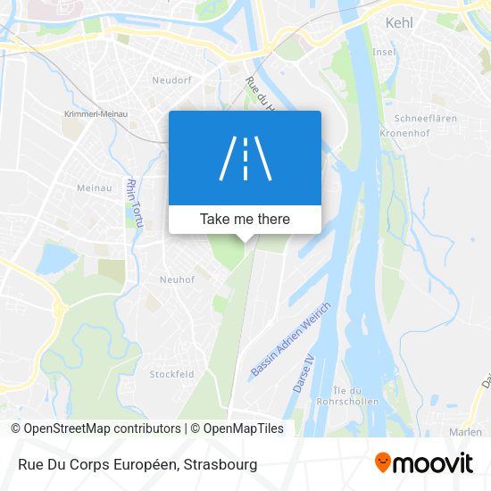 Rue Du Corps Européen map