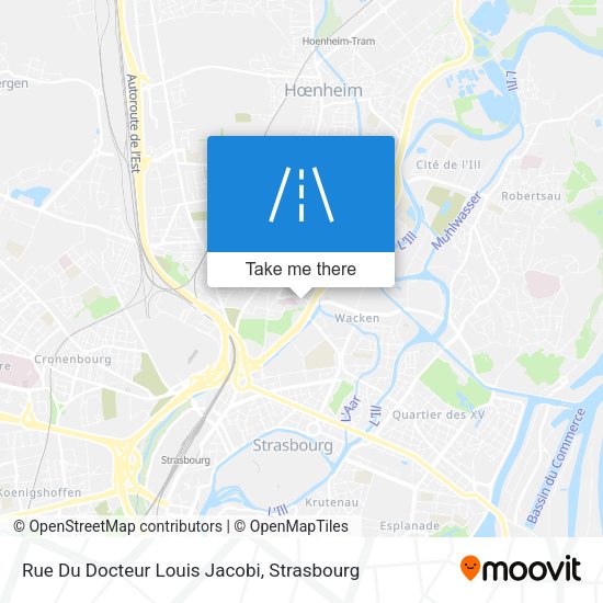 Rue Du Docteur Louis Jacobi map