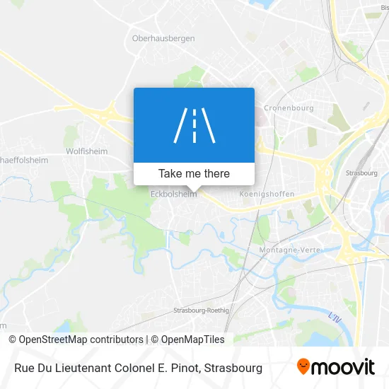 Rue Du Lieutenant Colonel E. Pinot map