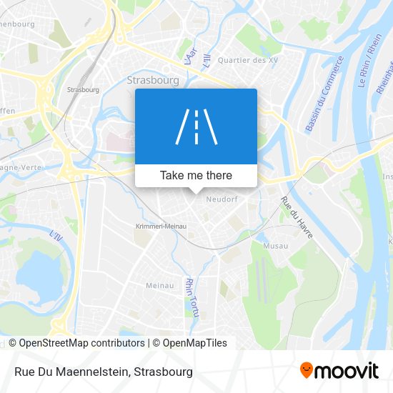 Rue Du Maennelstein map