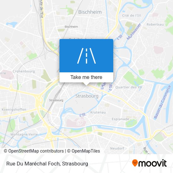 Rue Du Maréchal Foch map
