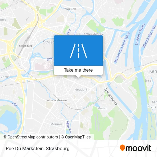 Rue Du Markstein map