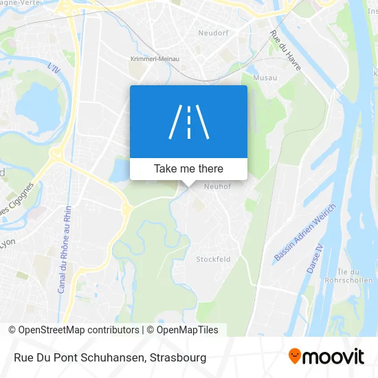 Rue Du Pont Schuhansen map
