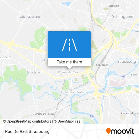 Rue Du Rail map