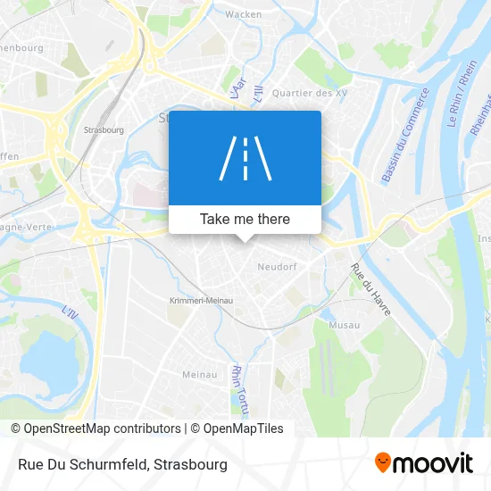 Rue Du Schurmfeld map