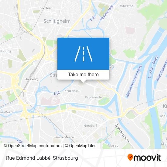 Rue Edmond Labbé map