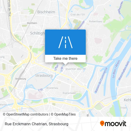 Rue Erckmann Chatrian map