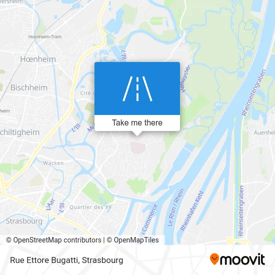 Rue Ettore Bugatti map