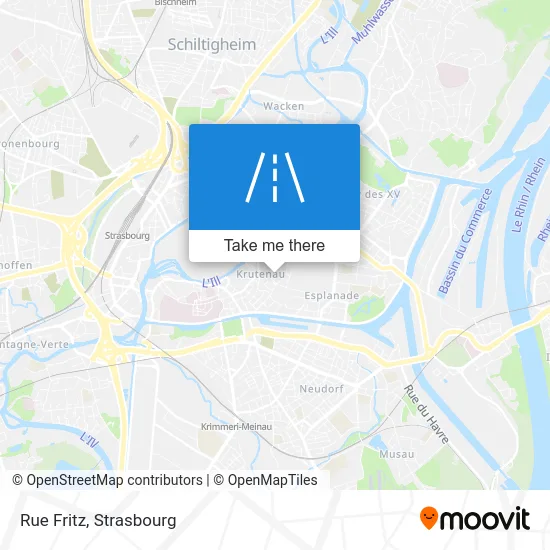 Rue Fritz map