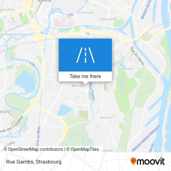 Rue Gambs map