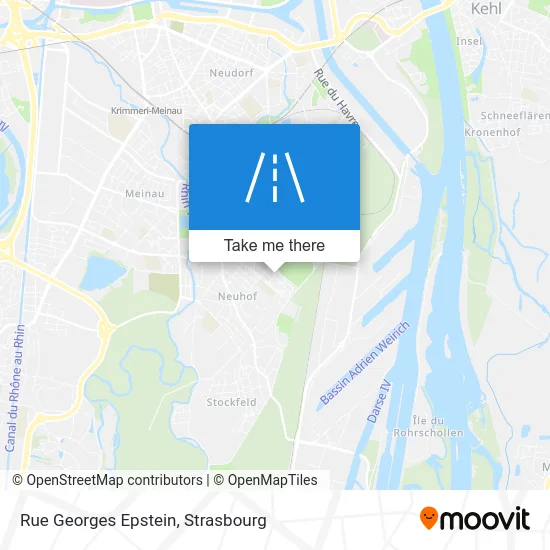 Rue Georges Epstein map