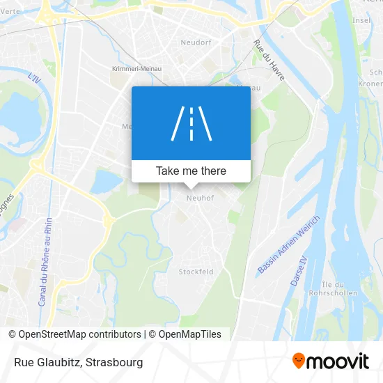 Rue Glaubitz map