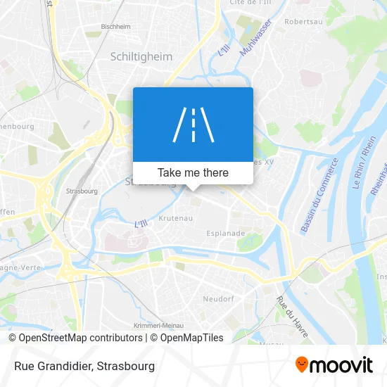 Rue Grandidier map