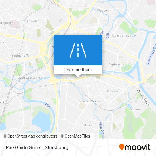 Rue Guido Guersi map