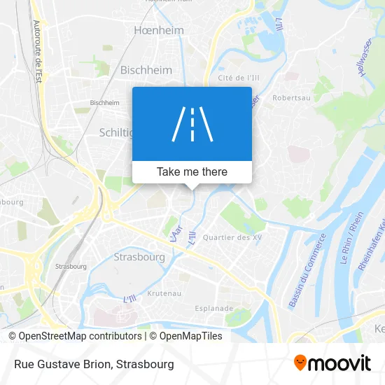Rue Gustave Brion map