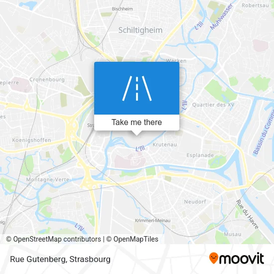 Rue Gutenberg map