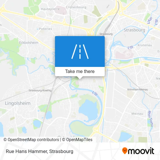 Rue Hans Hammer map