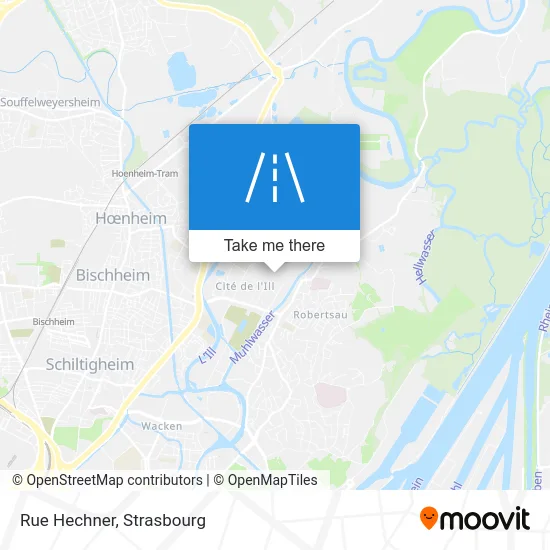 Mapa Rue Hechner