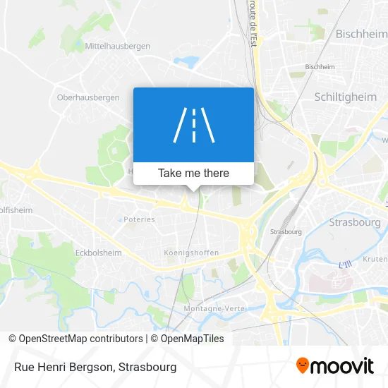 Rue Henri Bergson map