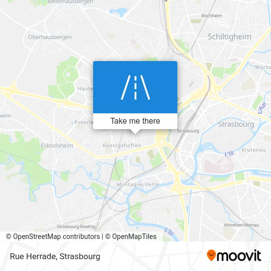 Rue Herrade map