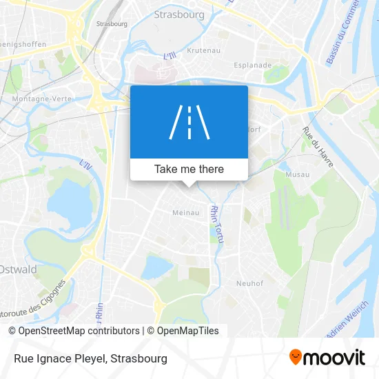 Rue Ignace Pleyel map