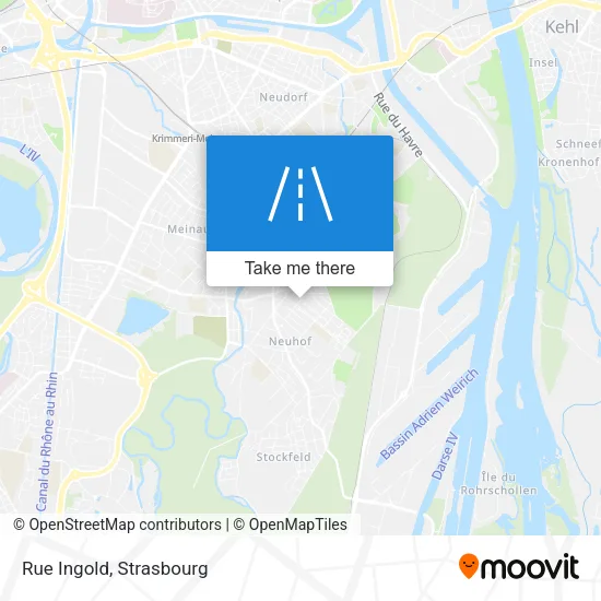 Rue Ingold map