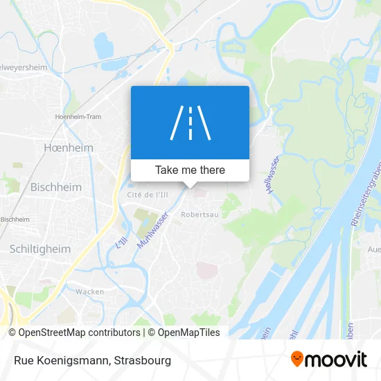 Mapa Rue Koenigsmann