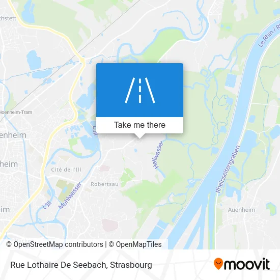 Rue Lothaire De Seebach map