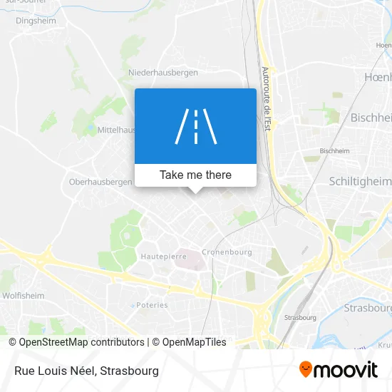 Rue Louis Néel map