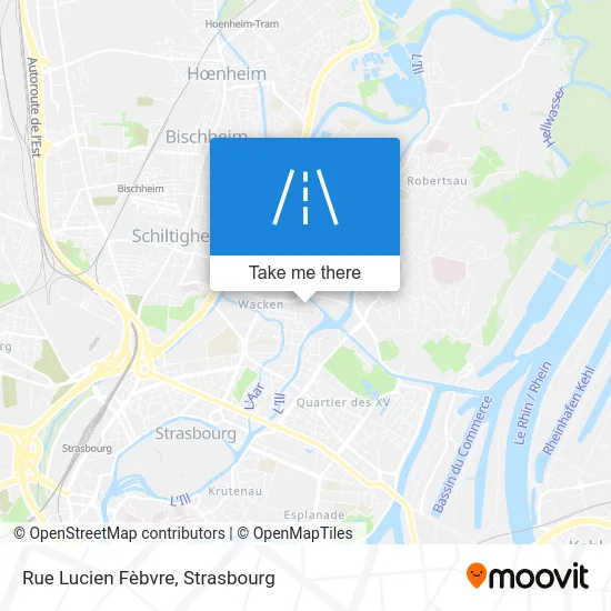 Rue Lucien Fèbvre map