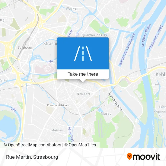 Rue Martin map