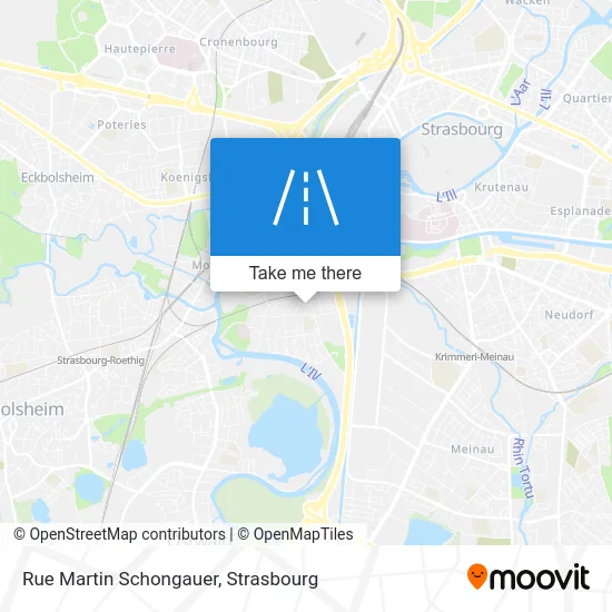 Rue Martin Schongauer map