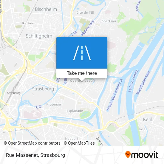 Rue Massenet map