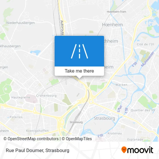 Rue Paul Doumer map