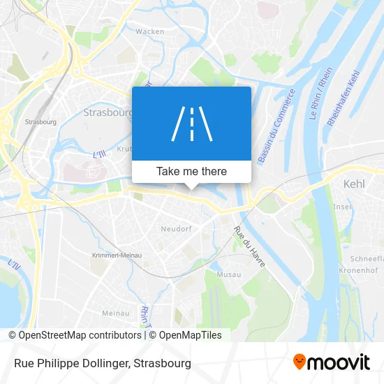 Rue Philippe Dollinger map