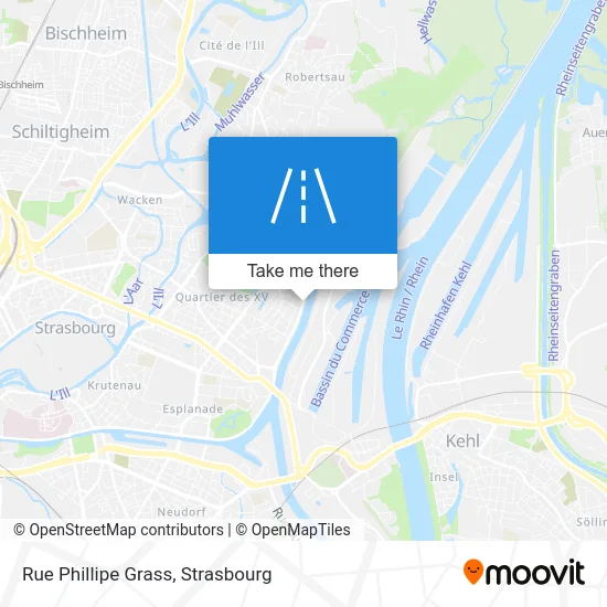 Rue Phillipe Grass map