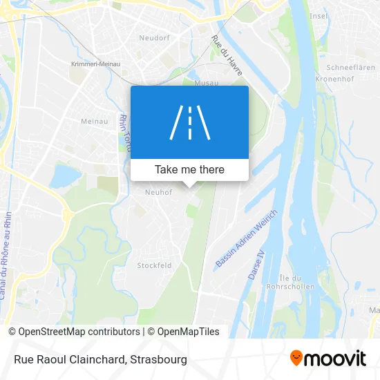 Rue Raoul Clainchard map