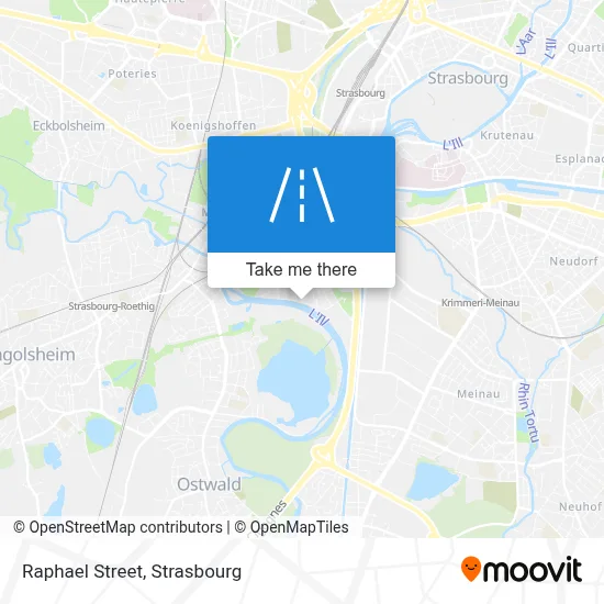 Rue Raphaël map