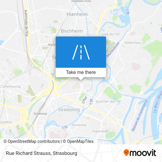 Rue Richard Strauss map