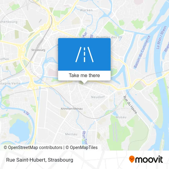 Rue Saint-Hubert map