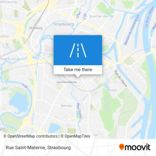 Rue Saint-Materne map