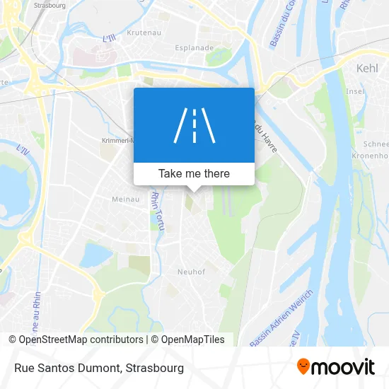 Rue Santos Dumont map