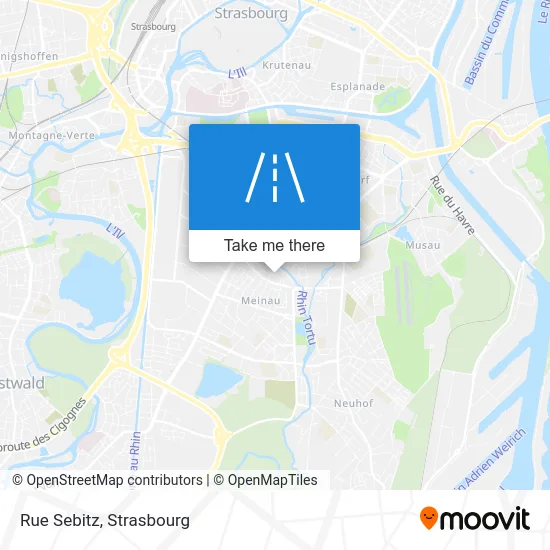 Rue Sebitz map