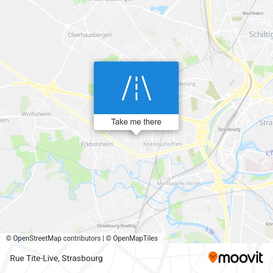 Rue Tite-Live map