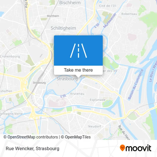 Rue Wencker map