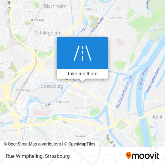 Rue Wimpheling map