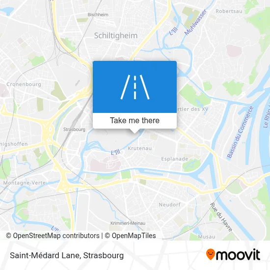 Ruelle Saint-Médard map