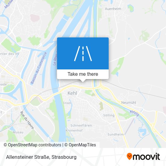 Allensteiner Straße map